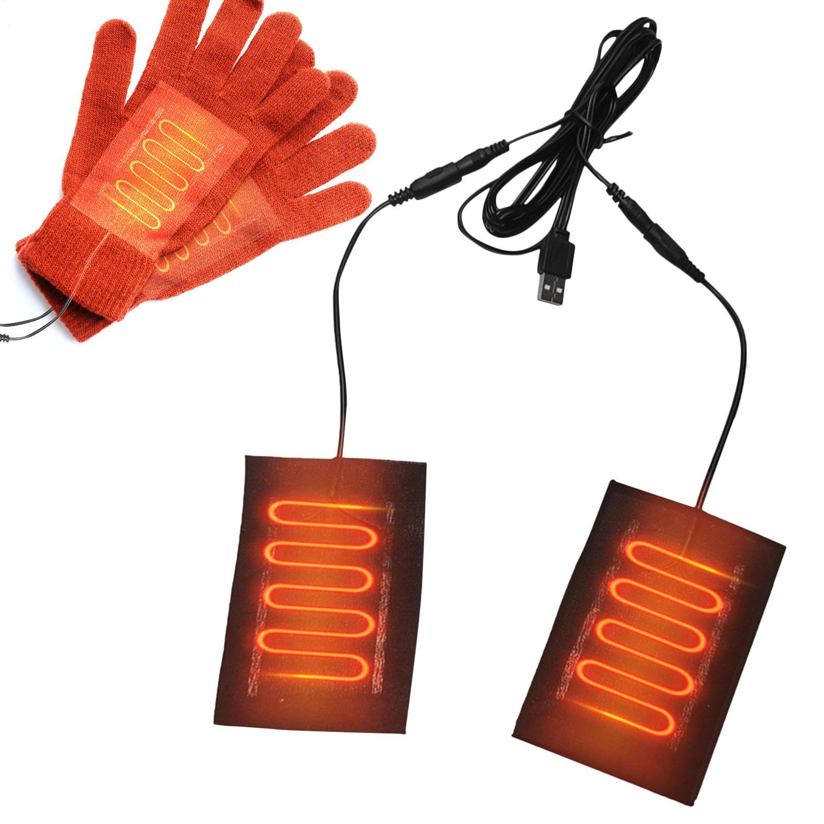 Heated Gloves Electric - Guanti Tappetino riscaldante 5V Tappetino riscaldato
