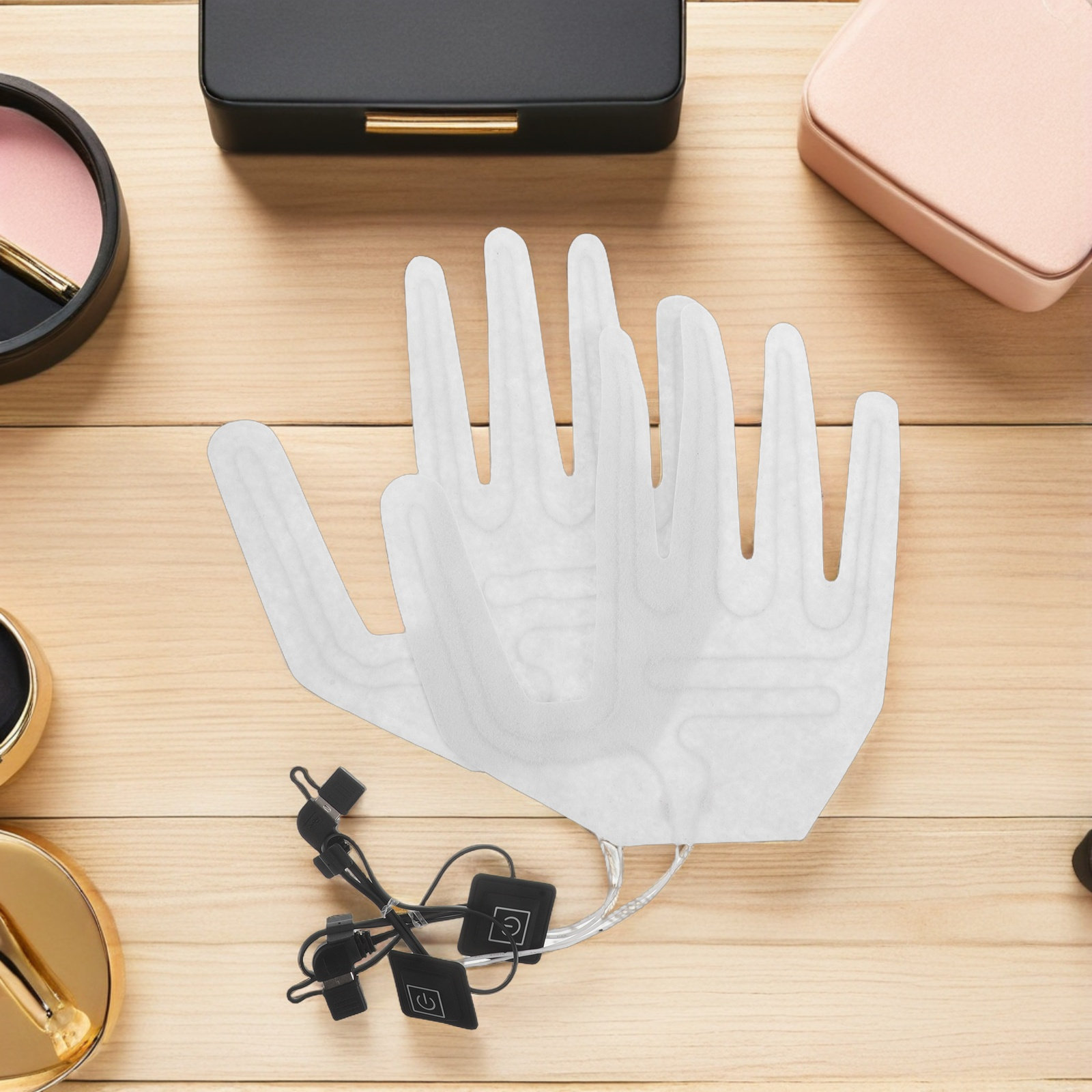 Heated Gloves Electric - Inserti riscaldanti elettrici per guanti, confezione