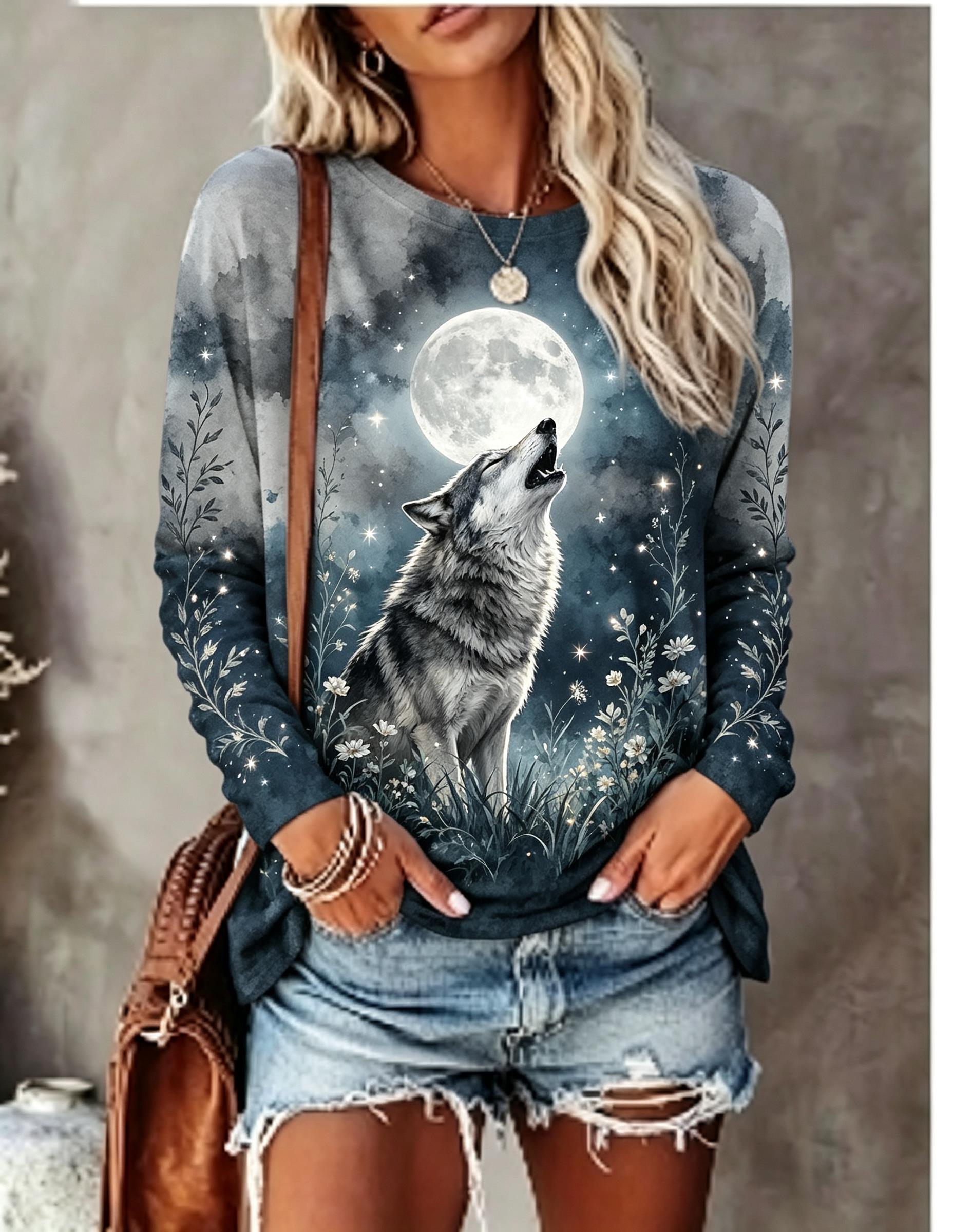 Winter Clothing For Women - Maglietta a maniche lunghe da donna