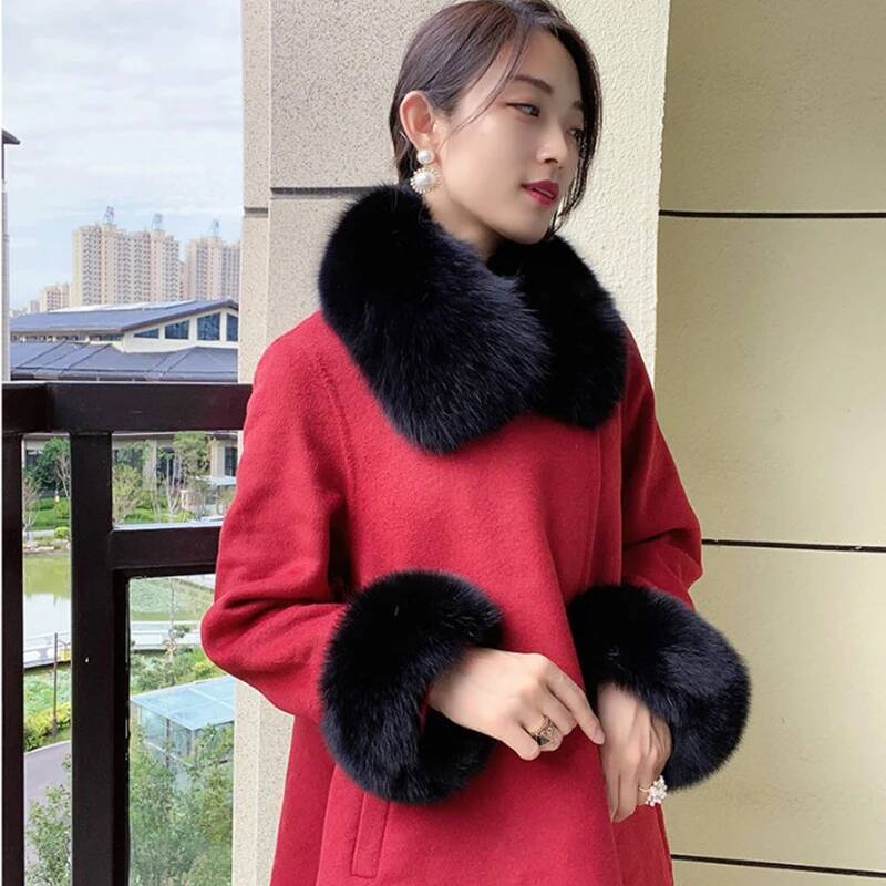 100% vera pelliccia di volpe c - Winter Clothing Pk recensione e prezzo