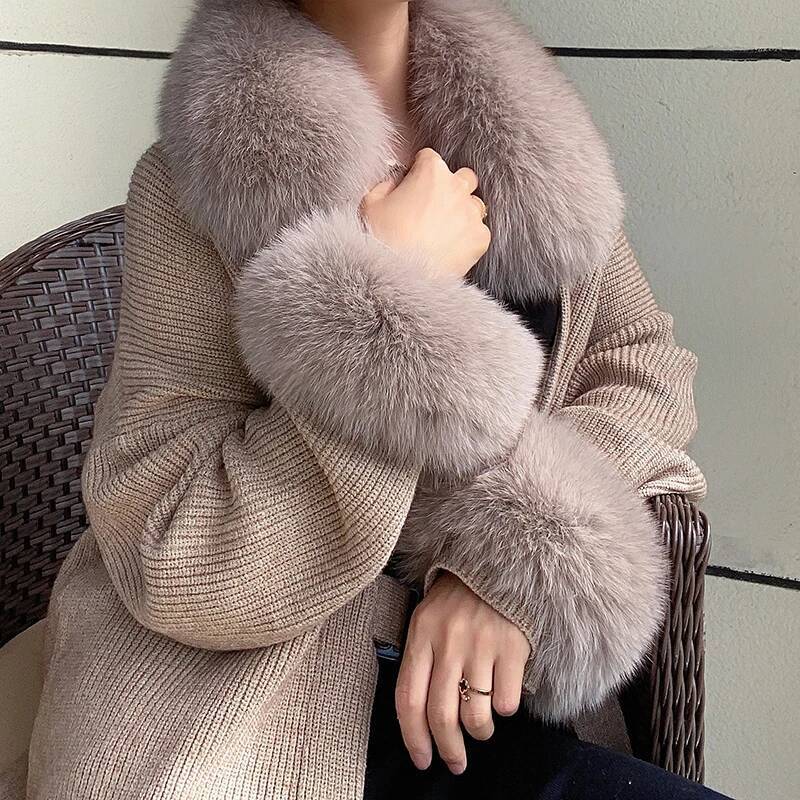 100% vera pelliccia di volpe c - Winter Clothing Pk recensione e prezzo